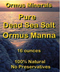 Ormus Minerals -Pure Dead Sea Salt Ormus Manna