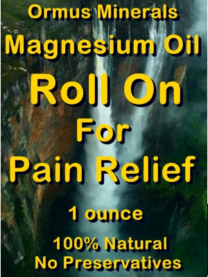 Ormus Minerals -Magnesium RollOn for Pain Relief